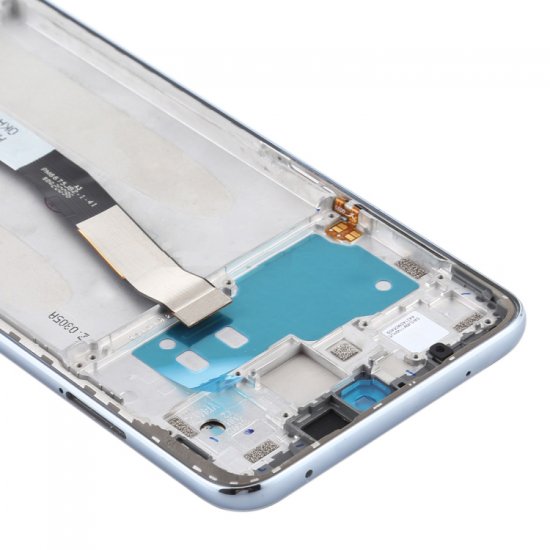For Xiaomi Redmi Note 9S/Note 9 Pro LCD With Frame Assembly Silver