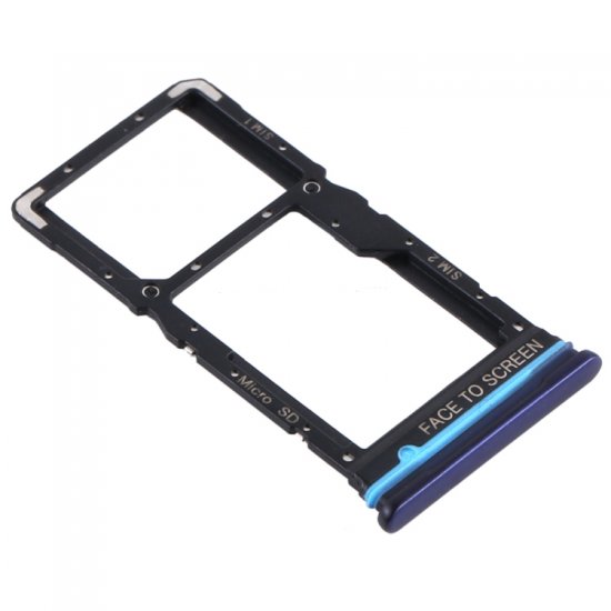 For Xiaomi Redmi Note 9S/Note 9 Pro SIM Card Tray Blue Ori