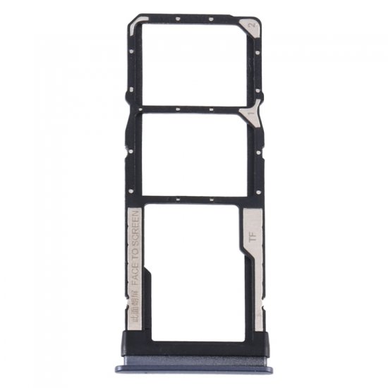 For Xiaomi Redmi Note 9T SIM Card Tray Black