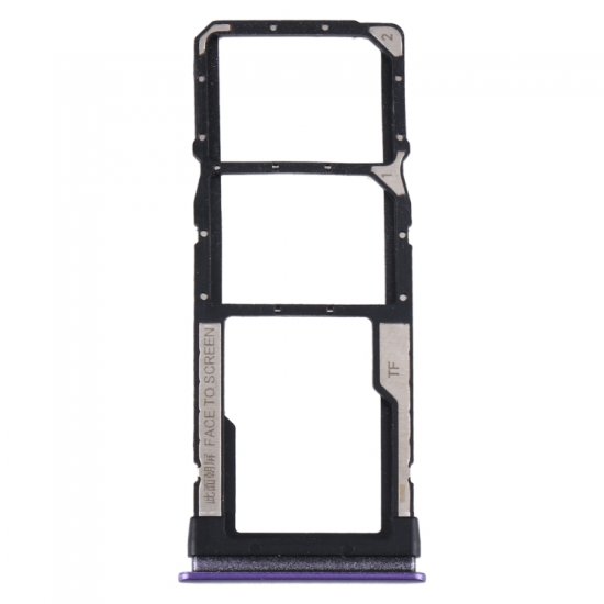 For Xiaomi Redmi Note 9T SIM Card Tray Purple