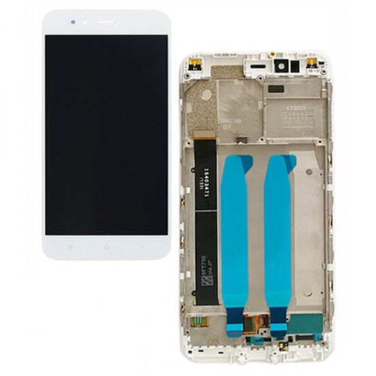 Xiaomi Mi 5X A1  LCD Screen  With Frame White OEM
