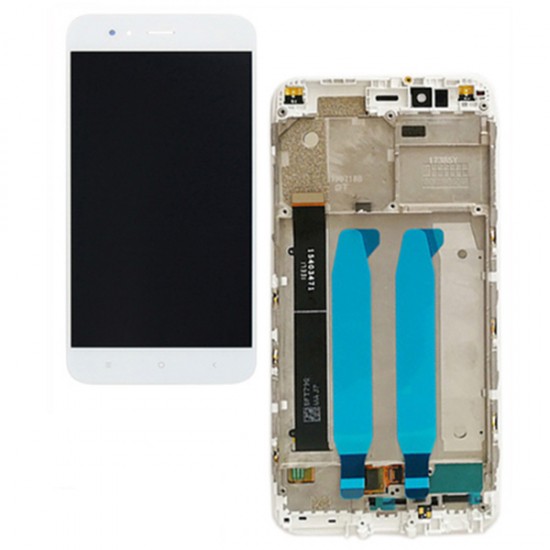 Xiaomi Mi 5X A1  LCD Screen  With Frame White Original