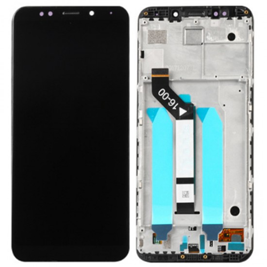 Xiaomi Redmi 5 Plus Screen Replacement With Frame Black OEM