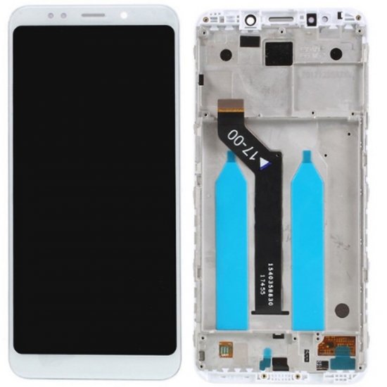 Xiaomi Redmi 5 Plus Screen Replacement With Frame White OEM