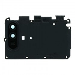 For Xiaomi Redmi 9A Back Camera Lens and Bezel with Motherboard Retaining Bracket Black