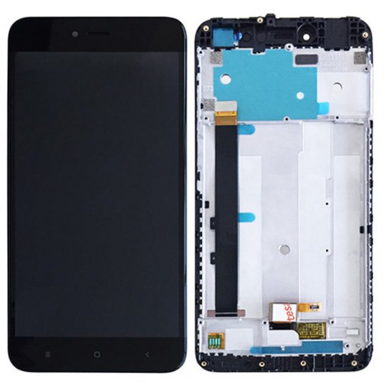 Xiaomi Redmi Note 5A LCD Screen With Frame Black OEM                                             