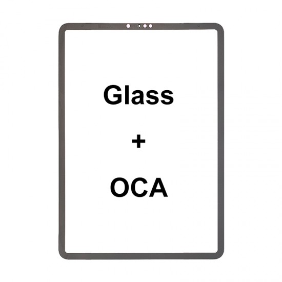 Front Glass with OCA For iPad Pro 12.9" 3rd Gen 2018 / 4th Gen 2020