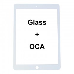 Front Glass with OCA For iPad Air 2 9.7" 2014 White HQ