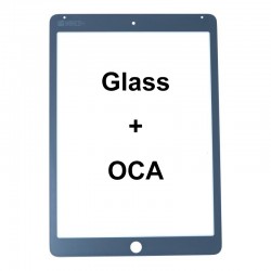 Front Glass with OCA For iPad Air 2 9.7" 2014 White HQ Front Glass with OCA For iPad Air 2 9.7" 2014 White HQ