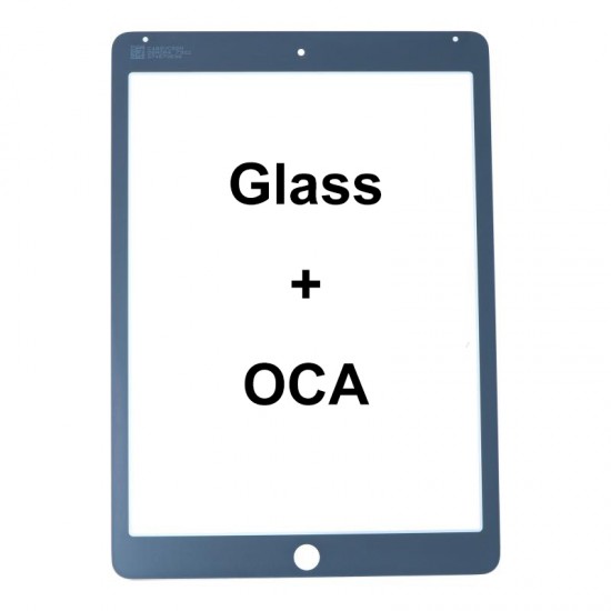 Front Glass with OCA For iPad Air 2 9.7" 2014 White HQ