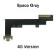 Charging Port Flex Cable for iPad Air 4 2020 /Air 5 2022 4G Version Space Gray
