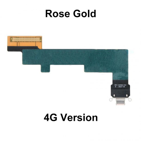 Charging Port Flex Cable for iPad Air 4 2020 /Air 5 2022 4G Version Rose Gold