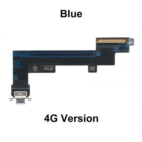 Charging Port Flex Cable for iPad Air 4 2020 /Air 5 2022 4G Version Blue