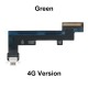 Charging Port Flex Cable for iPad Air 4 2020 2022 4G Version Green