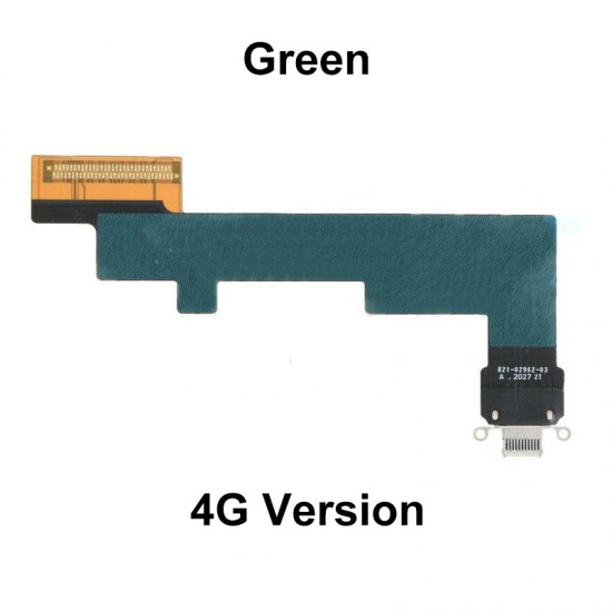 Charging Port Flex Cable for iPad Air 4 2020 2022 4G Version Green