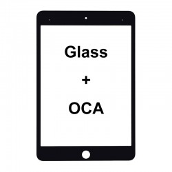 Front Glass with OCA for iPad Mini 4 7.9" 2015 Black Front Glass with OCA for iPad Mini 4 7.9" 2015 Black