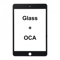 Front Glass with OCA For iPad Mini 5 7.9" 2019 Black Front Glass with OCA For iPad Mini 5 7.9" 2019 Black