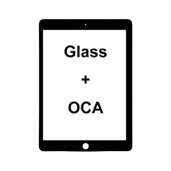 Front Glass with OCA for iPad Pro 9.7" 2016 Black Front Glass with OCA for iPad Pro 9.7" 2016 Black