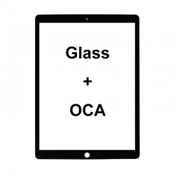 Front Glass with OCA For iPad Pro 12.9 1st Gen 2015 Black Front Glass with OCA For iPad Pro 12.9 1st Gen 2015 Black