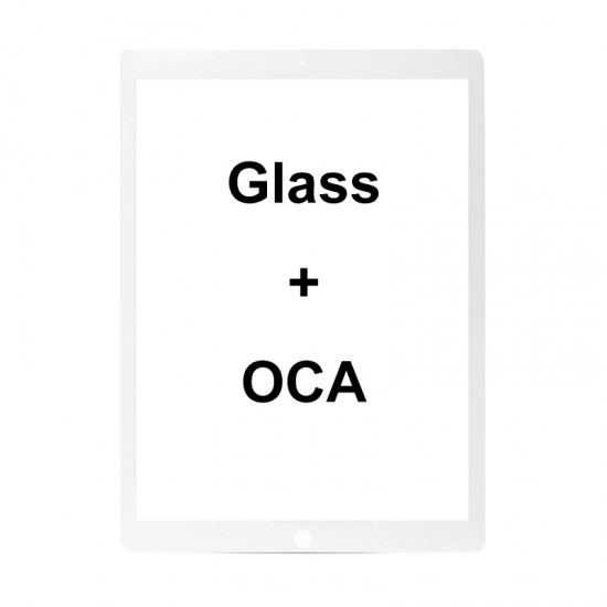 Front Glass with OCA For iPad Pro 12.9 1st Gen 2015 White