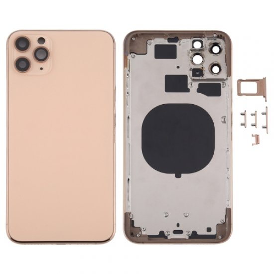 For iPhone 11 Pro Max back Housing Cover Gold