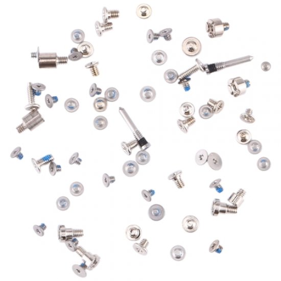 For iPhone 11 Pro Max Complete Set Screws Silver