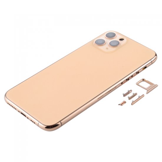For iPhone 11 Pro Battery Cover Gold