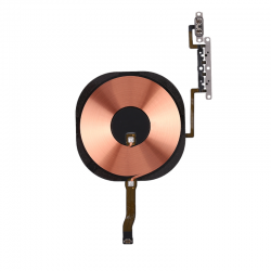 For iPhone 11 Pro NFC Wireless Charger Chip with Volume Button Flex Cable 