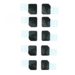 Battery Door Microphone Anti-dust Mesh with Frame for iPhone 11 Pro/11 Pro Max Ori 10pcs in One Set (gold, black,white)