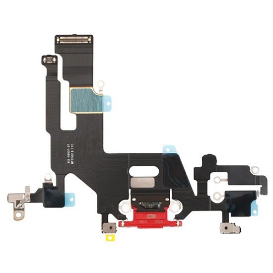 For iPhone 11 Charging Port Flex Cable Red
