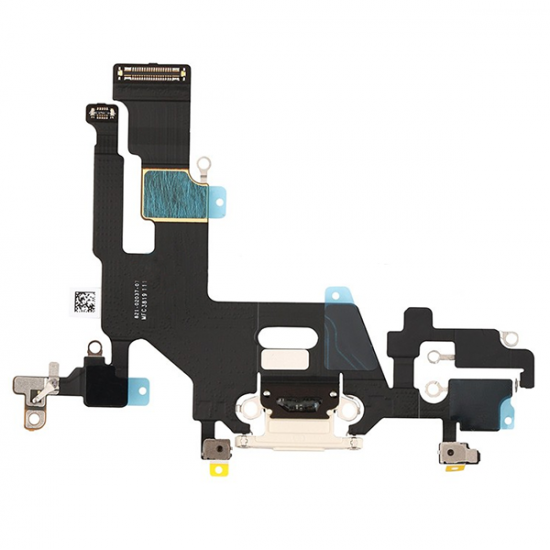 For iPhone 11 Charging Port Flex Cable White