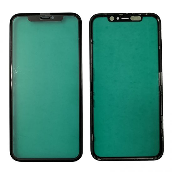 For iPhone 11 Front Glass with Frame