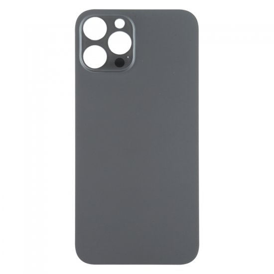For iPhone 12 Pro Max Back Glass Black with Bigger Camera Hole Black For iPhone 12 Pro Max Back Glass Black with Bigger Camera Hole Black