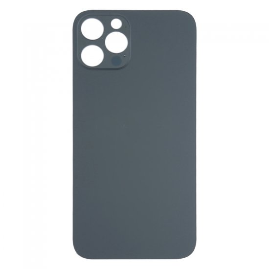 For iPhone 12 Pro Back Glass Black with Bigger Camera Hole Black For iPhone 12 Pro Back Glass Black with Bigger Camera Hole Black