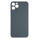 For iPhone 12 Pro Back Glass Black with Bigger Camera Hole Black For iPhone 12 Pro Back Glass Black with Bigger Camera Hole Black