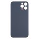 For iPhone 12 Pro Back Glass Black with Bigger Camera Hole