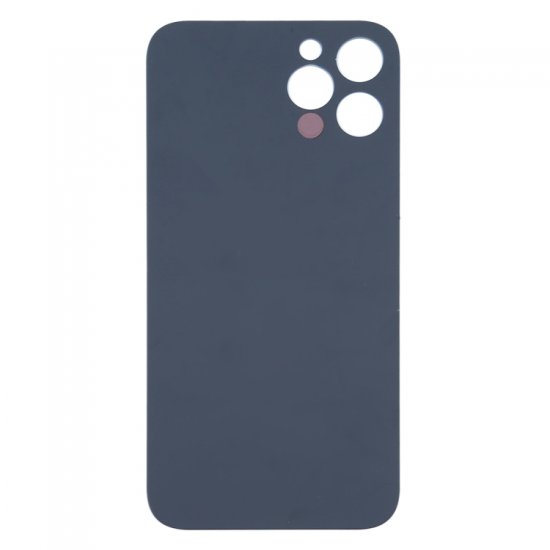 For iPhone 12 Pro Back Glass Black with Bigger Camera Hole Blue For iPhone 12 Pro Back Glass Black with Bigger Camera Hole Blue