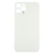 For iPhone 12 Pro Back Glass Black with Bigger Camera Hole White For iPhone 12 Pro Back Glass Black with Bigger Camera Hole White