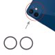 For iPhone 12/12 Mini Back Camera Glass Lens Metal Protector Hoop Ring