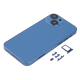 For IPhone 13 Mini Back Housing Cover With Side Keys Blue