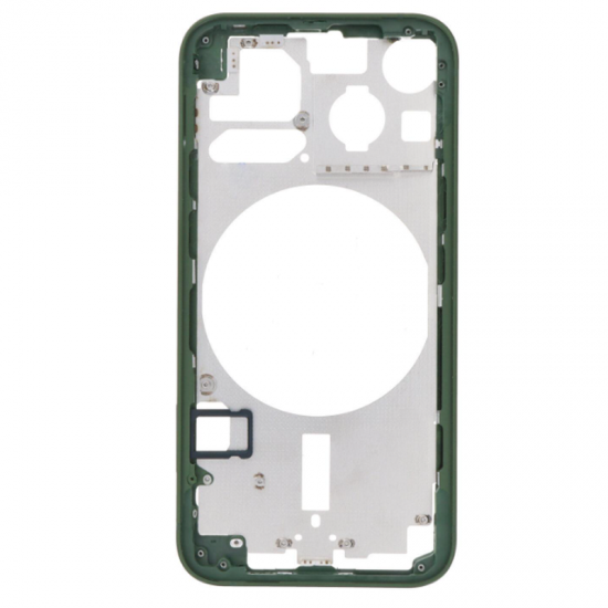 For IPhone 13 Mini Back Housing Cover With Side Keys Green
