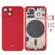 For IPhone 13 Mini Back Housing Cover With Side Keys Red