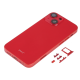 For IPhone 13 Mini Back Housing Cover With Side Keys Red