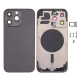 For IPhone 13 Pro Back Housing Cover With Side Keys Black