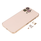 For IPhone 13 Pro Back Housing Cover With Side Keys Gold