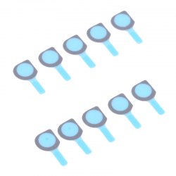 For iPhone 13 Pro / 13 Pro Max / 13 / 13 Mini Front Camera Dustproof Sponge Foam Pads (Big Ring) 100pcs 