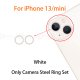 For iPhone 13/13 Mini Back Camera Lens with Steel Ring