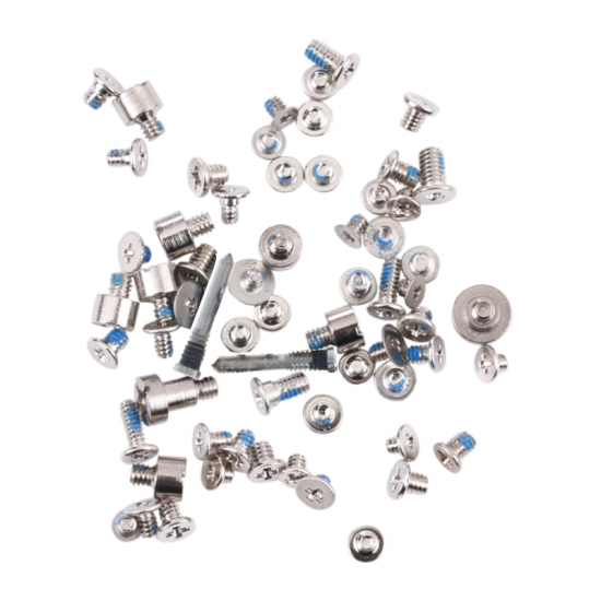 For iPhone 13 Complete Screw Set Sliver