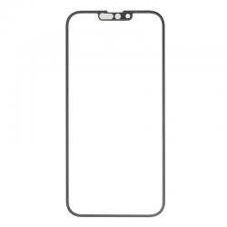 For iPhone 14 Plus Black Front Glass Lens with OCA