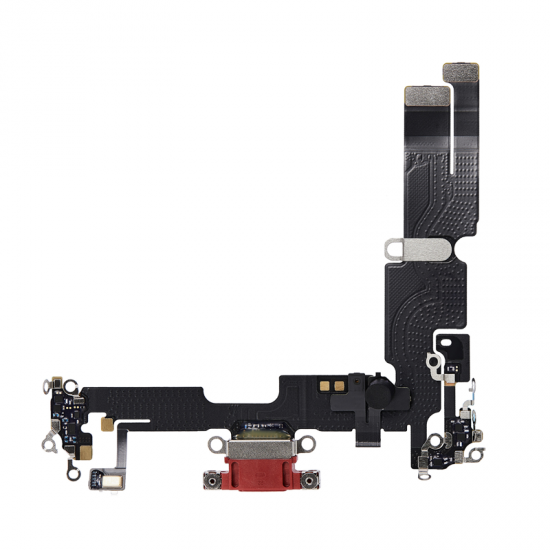 For iPhone 14 Plus Charging Port Flex Cable Red